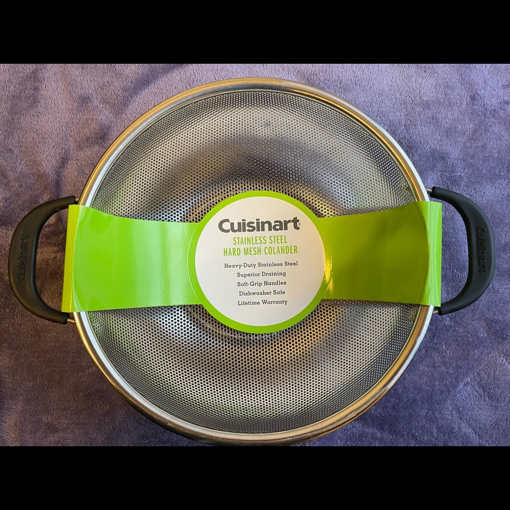 Kitchen Cuisinart Stainless steel hard mesh colander